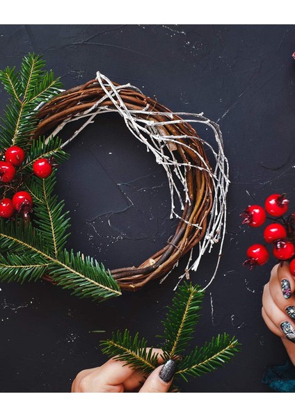 8 Parça 2 Boyutları Doğal Asma Çelenkleri Asma Dalı Çelenk Garland Dıy Kapı Çelengi Zanaat Için Rattan Düğün Asılı Dekorlar (10 cm ve 15 Cm) (Yurt Dışından) fiyatları