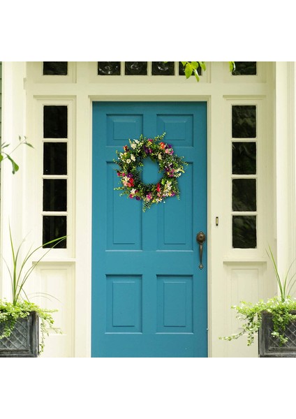 1 Adet, Kapı Çelengi, Yapay Çiçekler Çelenk, Ilkbahar Yaz Tüm Mevsimler Çiçek Çelenk, Ön Kapı Oturma Odası Pencere Duvar Bahçe Düğün Festivali Dekoru Için (45 Cm) (Yurt Dışından) indirimleri