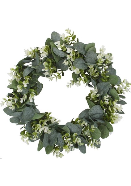 1 Adet, Yapay Sonbahar Çelenk Yuvarlak Çelenk Sonbahar Okaliptüs Kabak Çiçeği Çelenkler Duvar Asılı Şükran Garland Süsler Çiftlik Evi, Düğün, Ev Dekorasyonu (45 Cm) (Yurt Dışından)