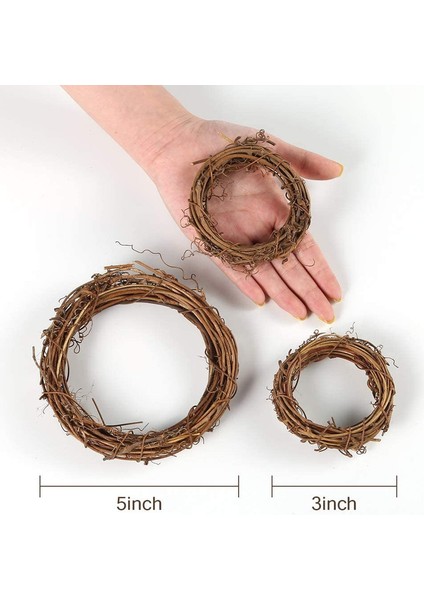 8 Parça 2 Boyutları Doğal Asma Çelenkleri Asma Dalı Çelenk Garland Dıy Kapı Çelengi Zanaat Için Rattan Düğün Asılı Dekorlar (8 cm ve 12 Cm) (Yurt Dışından) fiyatları