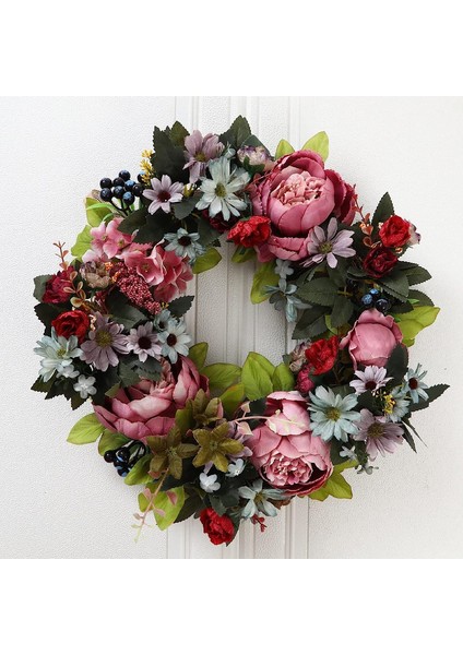 1 Adet, 14 "kapı Çelengi, Yapay Şakayık Işlemeli Top Çiçek, Ilkbahar ve Yaz Ön Kapı Çelengi, Dört Mevsim Çelengi, Dairesel (Yurt Dışından) fiyatları