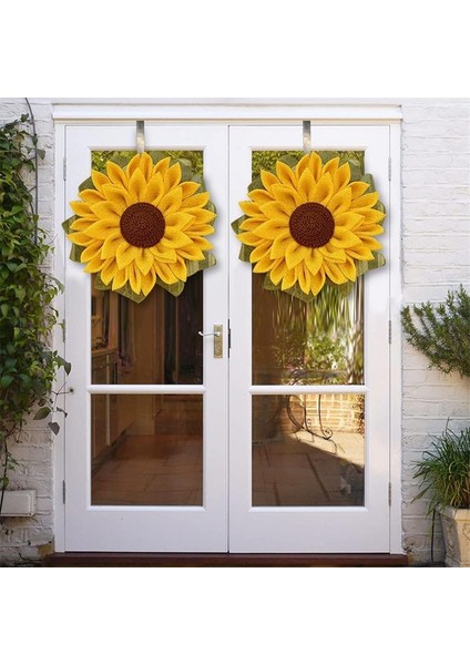 1 Adet, Ayçiçeği Çelenk Yaz Yapay Çiçek Dekorasyon Duvar Kapı Asılı Süsleme Bahar Çiftlik Evi Kolye Ev Dekor Için (42 Cm) (Yurt Dışından) fiyatları