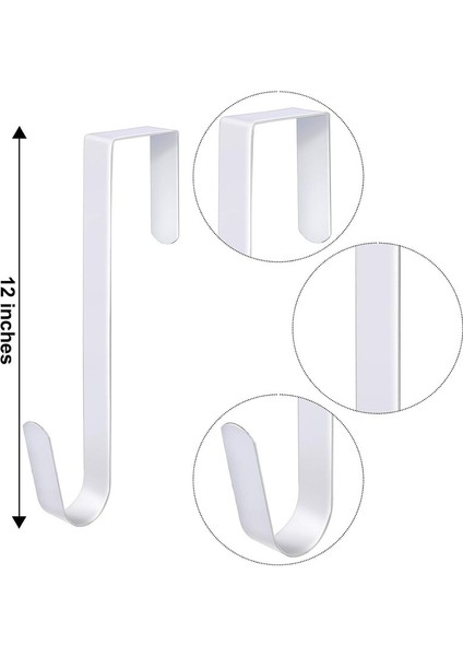 1 Adet, Noel Çelengi Kapı Askısı Metal Çelenk Kanca Askıları Noel Çelengi Noel Ev Ofis Duvar Düğün Çelenkleri Veya Dekor Için Asılı Kanca (Beyaz, 38 Cm) (Yurt Dışından) modelleri