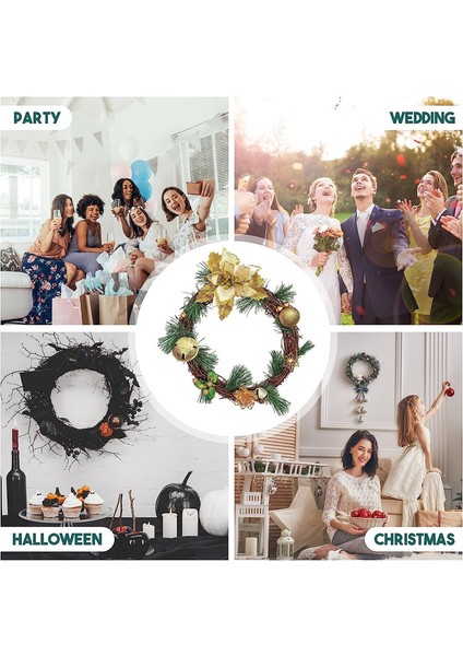 3 Adet Doğal Asma Çelenkler Asma Şube Çelenk Garland, Bahar Asma Çelenkler Dekorasyon Kapı Için Çiftlik Evi Parti Düğün Ev Duvar Asılı Dekorlar (20 Cm) (Yurt Dışından) indirimleri