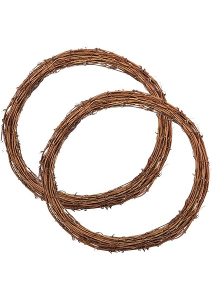 2 Doğal Asma Çelengi (30CM) (Yurt Dışından)