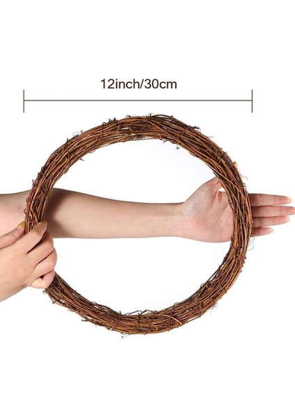 2 Doğal Asma Çelengi (30CM) (Yurt Dışından) fiyatları