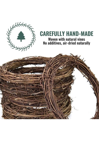 2 Doğal Asma Çelengi (30CM) (Yurt Dışından) modelleri