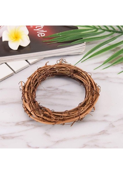 6'lı Vintage Doğal Çelenk Seti, El Dokuması Çelenk (15CM) (Yurt Dışından) modelleri