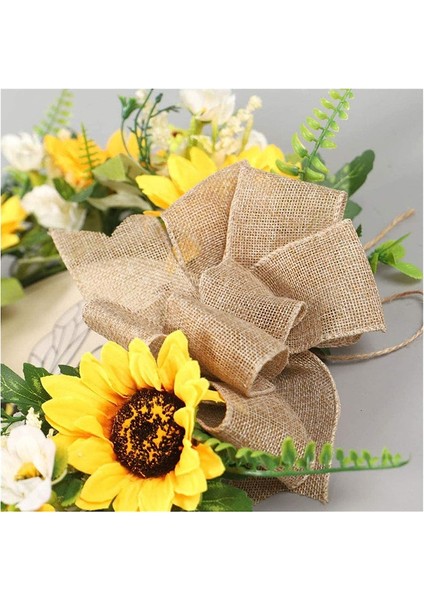 1 Adet, Ayçiçeği Arı Çelengi Yaz Çelengi Arı Çelengi Dekoratif Garland Bahar Çelenk Ön Kapı Bahar Malzemeleri Duvar Dekor Parti (35 Cm) (Yurt Dışından) indirimleri