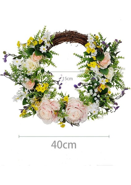 1 Adet, Yapay Şakayık Çelengi, Okaliptüs Yaprağı El Yapımı Çelenk, Yaz ve Ilkbahar Üzüm Çelengi, Duvara Asılı Dekorasyon (Yarı Dairesel) (Yurt Dışından) fiyatları