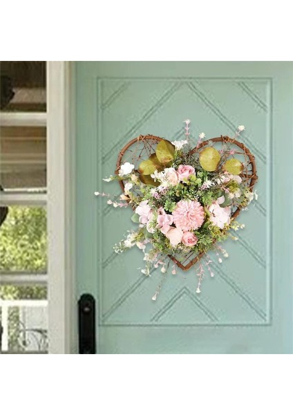 1 Adet, Çiçek Çelenk Ön Kapı Garland Okaliptüs Çelenk Yard Açık Düğün Için Noel, 3D Maun Krizantem Okaliptüs Duvar Asılı (30 Cm) (Yurt Dışından) fiyatları