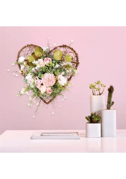 1 Adet, Çiçek Çelenk Ön Kapı Garland Okaliptüs Çelenk Yard Açık Düğün Için Noel, 3D Maun Krizantem Okaliptüs Duvar Asılı (30 Cm) (Yurt Dışından) modelleri