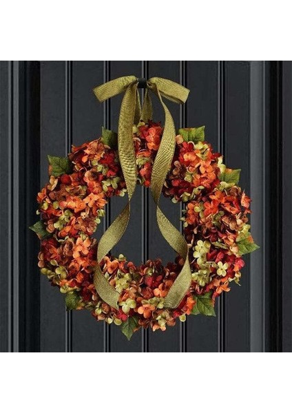 1 Adet, Şükran Çelengi Güz Ortanca Ilmek Dekorasyon Çiçek Çelenk Çelenk Şükran Günü Ön Kapı Ev Dekor, Ortanca Çelenk (30 Cm) (Yurt Dışından) fırsatları