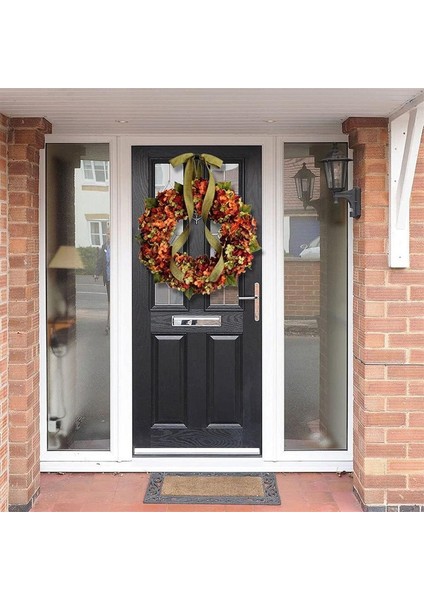 1 Adet, Şükran Çelengi Güz Ortanca Ilmek Dekorasyon Çiçek Çelenk Çelenk Şükran Günü Ön Kapı Ev Dekor, Ortanca Çelenk (30 Cm) (Yurt Dışından) indirimleri