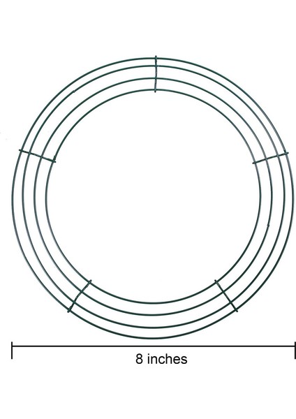 4 Paket Metal Çelenk Çerçeve Yeşil Tel Çelenk Noel Düğün Tatil Sevgililer Bahçe Ev Partisi Süslemeleri Için (8 Inç) (Yurt Dışından) indirimleri
