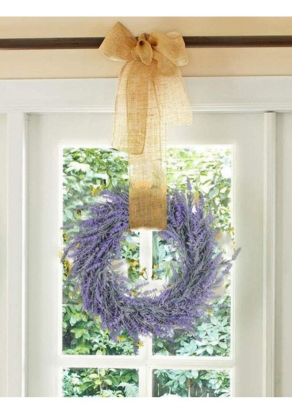 1 Adet, Ön Kapı Için 40 cm Yapay Lavanta Çelenkleri Sahte Mor Lavanta Çiçeği Çelengi Düğün Için Karşılama Kapı Çelengi, Duvar, Pencere, Zemin, Ev Dekoru (Yurt Dışından) fiyatları
