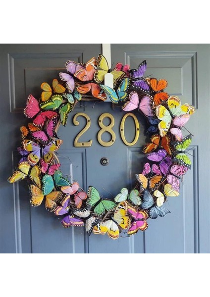 1 Adet, Bahar Kapı Dekor Için Güzel Kelebekler Çelenk Ev Bahçe Yapay Dekorasyon Garland Gerçekçi Dıy Süs (10 Cm) (Yurt Dışından) fırsatları