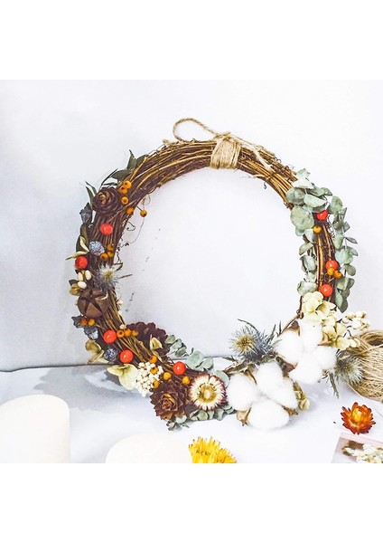 3 Paket Doğal Rattan Çelenkler Çerçeve - Retro Noel Çelenk Asma Çelenk Dallar Asma Çelenk Dıy El Sanatları Için Noel Kapı/duvar Dekoru (30 Cm) (Yurt Dışından) modelleri