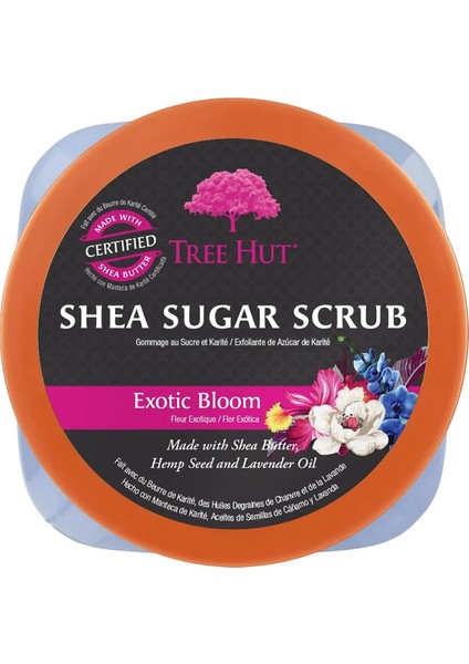 Tree Hut Exotic Bloom Shea Sugar Scrub Vücut Peelingi 510GR