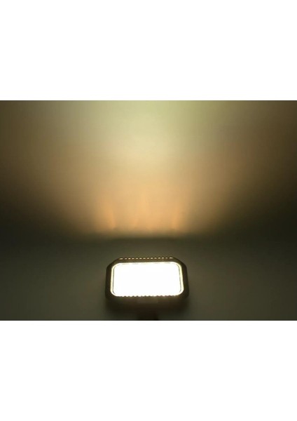 60W Vurgu Spot Lambası Dikdörtgen Kombo Off Road Tekne Çalışma Ledi - Sisfarı - Turuncu - Beyaz indirimleri