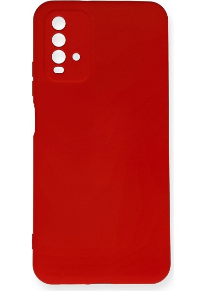 Xiaomi Redmi 9t Rubber Silikon Kılıf Kırmızı
