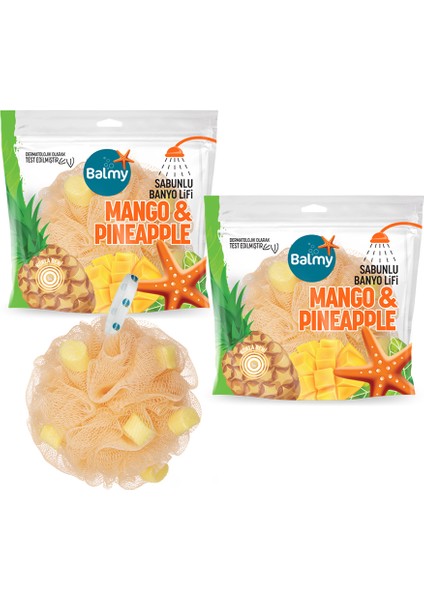 2 Adet Mango&ananas Sabunlu Banyo Lifi