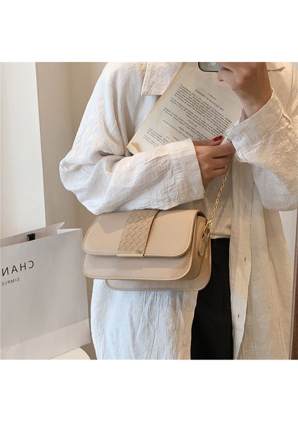 Dokuma Dikiş Çapraz Küçük Kare Çanta (Yurt Dışından) fiyatları