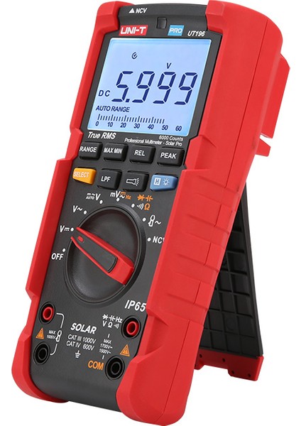 UT196 1700V Dc True Rms Profesyonel Multimetre – Solardijital Multimetre