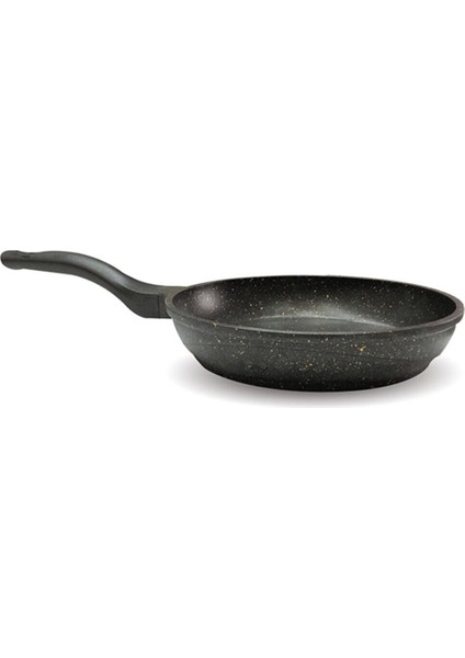 Tek Saplı Döküm Granit Tava 4mm 28CM