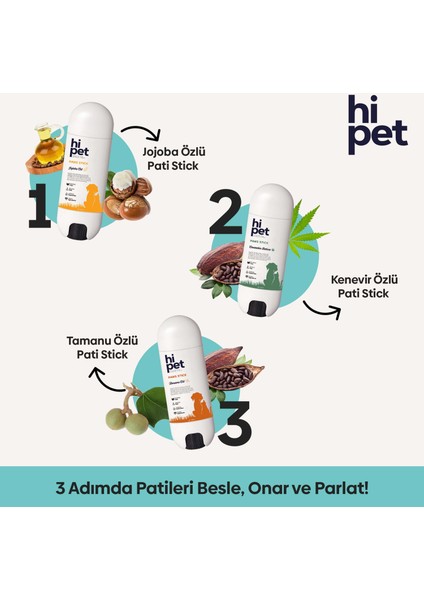 Kedi Pati Stick Set Bakım Paketi 3 Adet