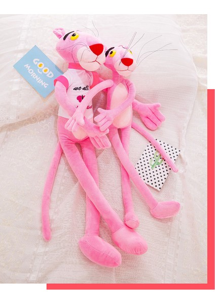 Pembe Panter Yumuşak Peluş Oyuncak 60 cm (Yurt Dışından)