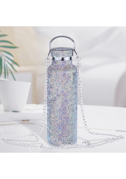 Elmas Zincirli Su Şişesi 500ML Termos Bardak (Yurt Dışından)