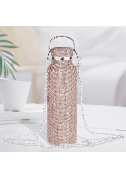 Elmas Zincirli Su Şişesi 500ML Termos Bardak (Yurt Dışından)