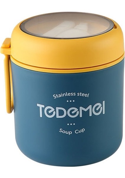 530ML Paslanmaz Çelik Öğle Yemeği Kutusu Termal Gıda Sürahisi (Yurt Dışından)