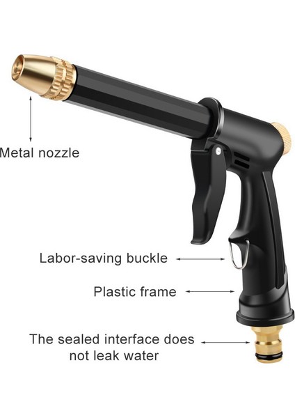 Yüksek Basınçlı Evsel Sulama Bahçe Çok Fonksiyonlu Araba Yıkama Su Tabancası (Yurt Dışından)