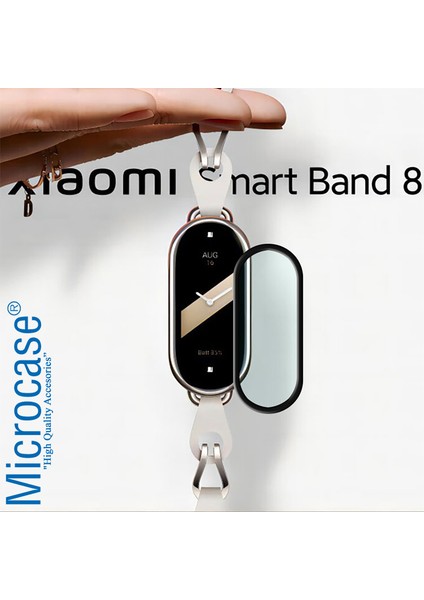 Xiaomi Mi Band 8 Tam Kaplayan Kavisli Ekran Koruyucu 3D Pet Film - Siyah AL3385 fiyatları