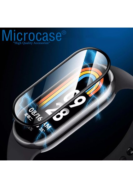 Xiaomi Mi Band 8 Tam Kaplayan Kavisli Ekran Koruyucu 3D Pet Film - Siyah AL3385 fırsatları