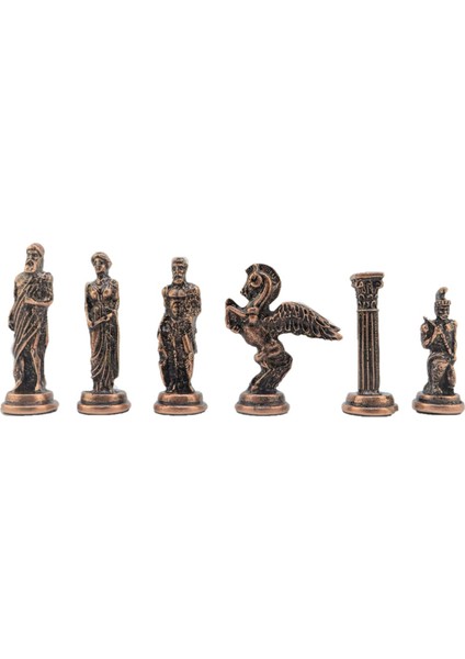 (Sadece Satranç Taşı Isteyene) Gifthome Büyük, Metal, Pegasus Figürlü, Antik Satranç Taşı modelleri