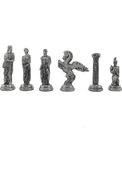 (Sadece Satranç Taşı Isteyene) Gifthome Büyük, Metal, Pegasus Figürlü, Antik Satranç Taşı fırsatları