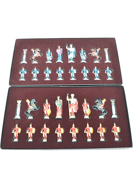 (Sadece Satranç Taşı Isteyene) Gifthome Battal Boy Metal Roma Pastel Satranç Taşı fırsatları