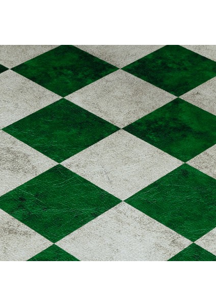 (Sadece Tahta Isteyene) Zümrüt-Krem, Deri Kaplama, Mdf, Ahşap Satranç Tahtası (37X37 Cm) fiyatları