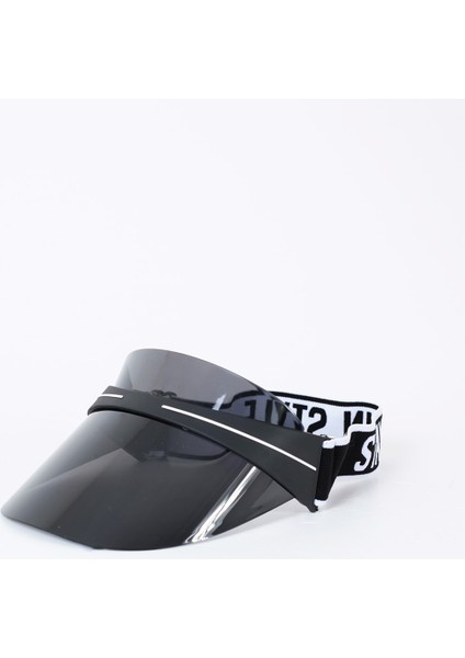 Güneş Koruyucu Renkli Cam Vizör Plaj Şapkası - Cam Tenis Şapkası