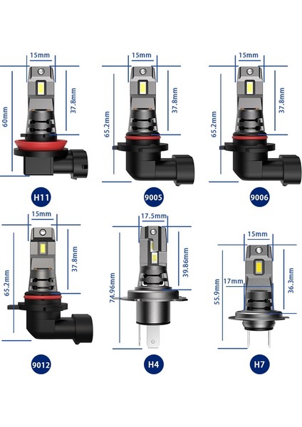 LED Far Ampulü 80W 11000LM H9006 12-30V / LAAM935