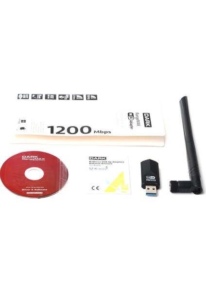 Rangemax WDA1250 2.4ghz/5ghz Dual Band 1200MBPS 802.11AC Wireless Adaptör (DK-NT-WDA1250)