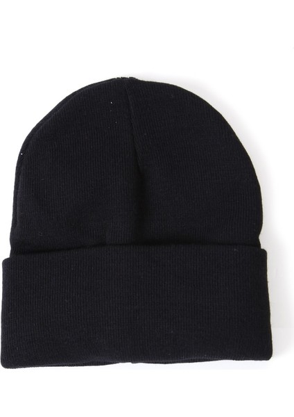 Siyah Katlamalı Bere