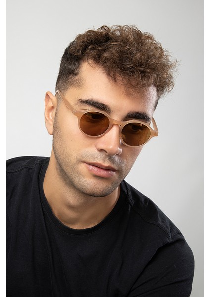 Retro Geometrik Model Erkek Güneş Gözlüğü