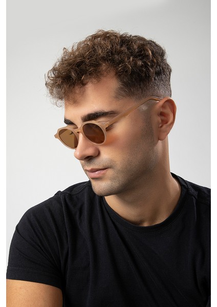 Retro Geometrik Model Erkek Güneş Gözlüğü