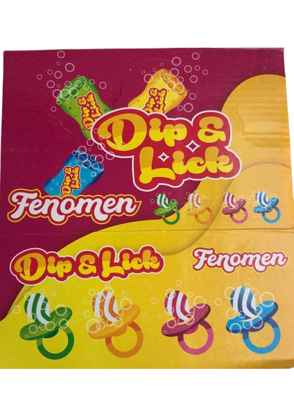 Dip & Lick Emzik Şeker 12'li