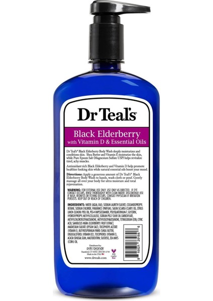Dr.teals Black Elderberry Vücut Şampuanı 710ML fiyatları