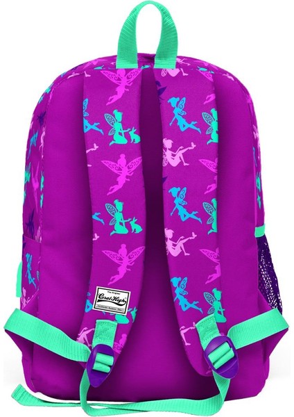 Kids Koyu Pembe Su Yeşili Peri Desenli Usb'li 3’lü Okul Çanta Seti SET0123274 indirimleri